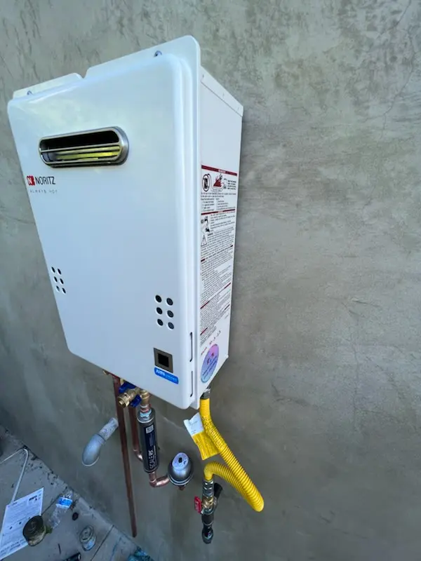 Tankless water heater installation for Zebulon homes